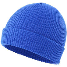 Теплые зимние шляпы Акриловая вязаная манжета шапочка
